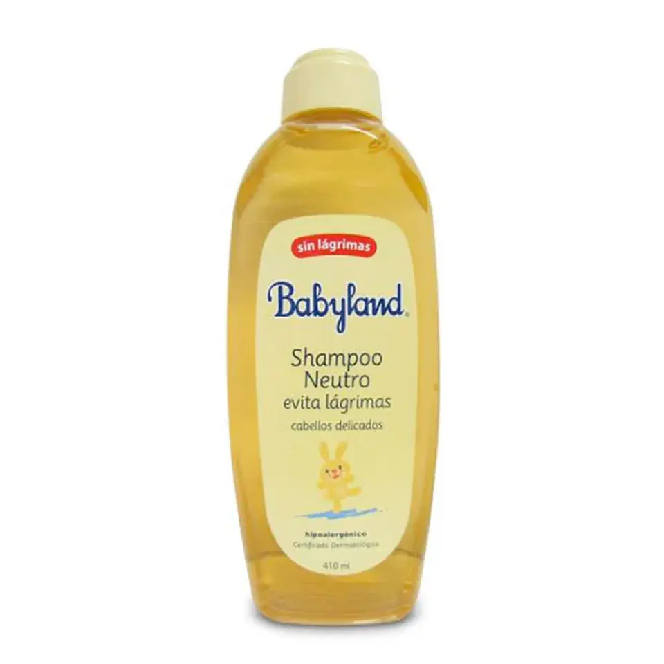 Shampoo Babyland Neutro Evita lágrimas 410ml 1