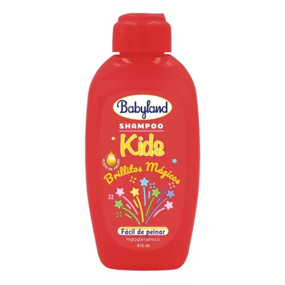 Shampoo Babyland Brillitos de Argán 410ml 1