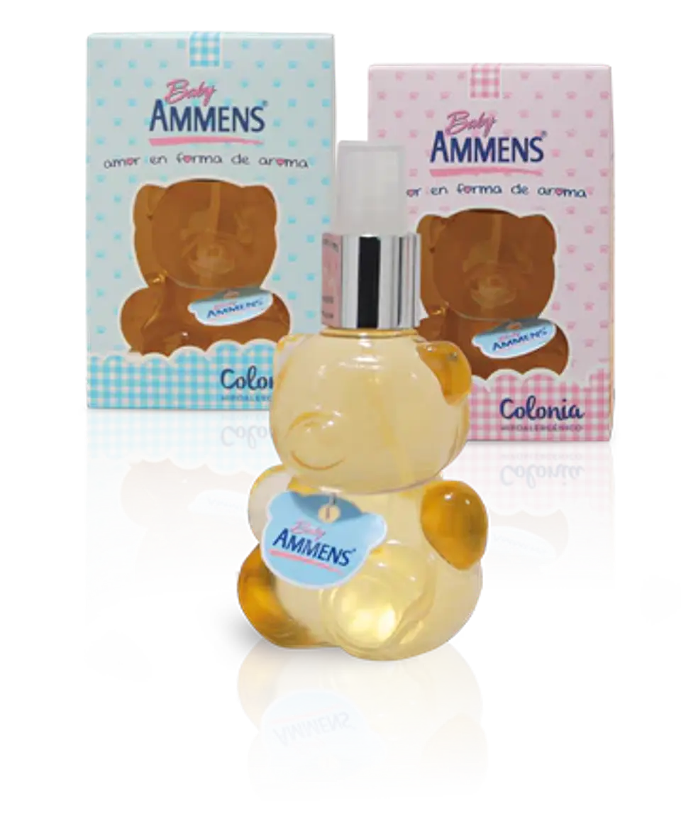 Colonia Ammens Baby Oso Rosada 190ml 2