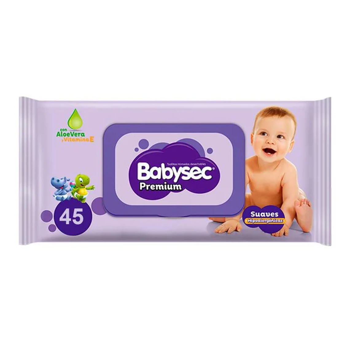 Toallitas húmedas Babysec Premium 45 unidades 1