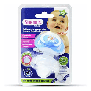 Chupete Ortodóncico Brilla en la Oscuridad Simonds