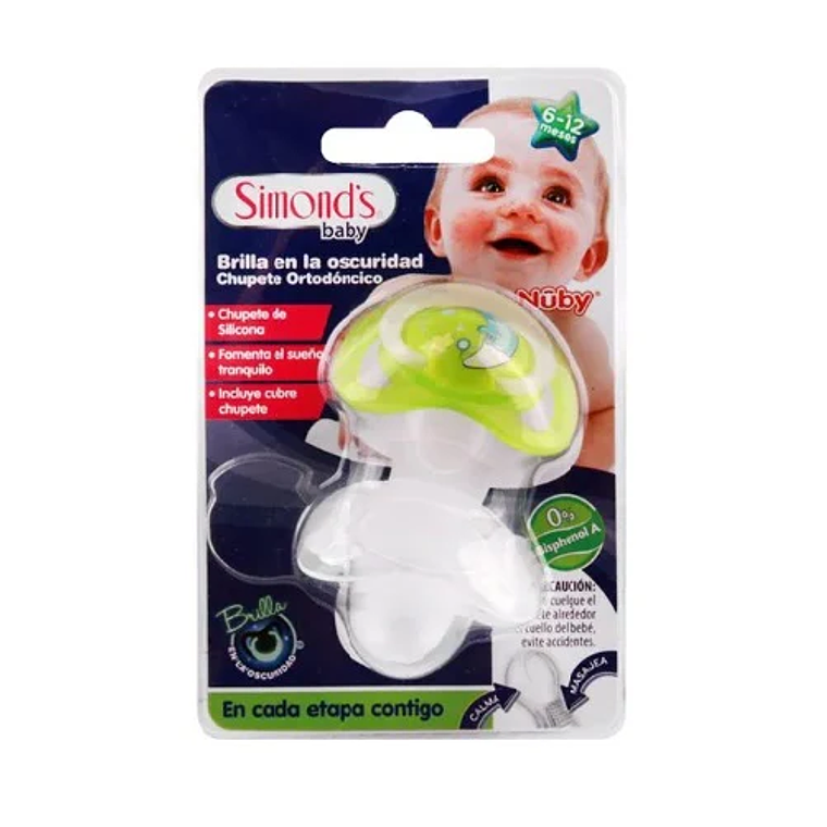 Chupete Ortodóncico Brilla en la Oscuridad Simonds 3