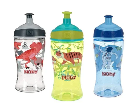 Vaso Super Slurp Nuby Boquilla POP-UP 360ml variedades