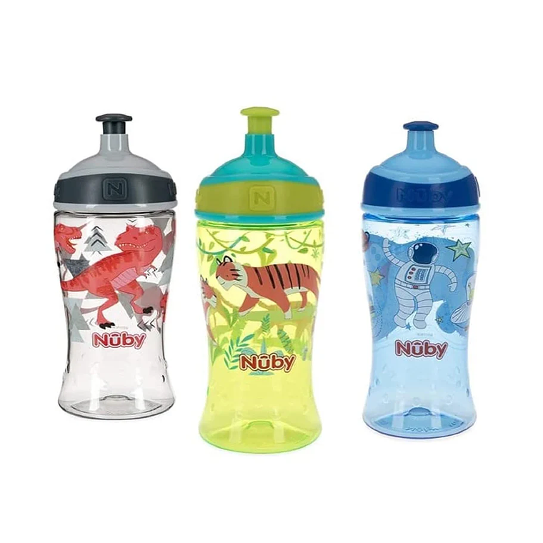 Vaso Super Slurp Nuby Boquilla POP-UP 360ml variedades 3