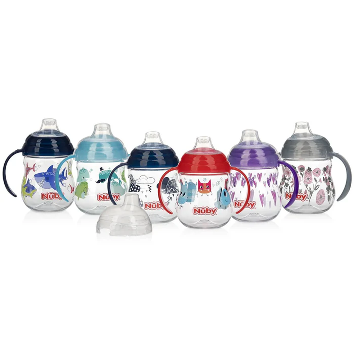 Taza con asas Nuby Click-It Boquilla Antiderrame270ml 2