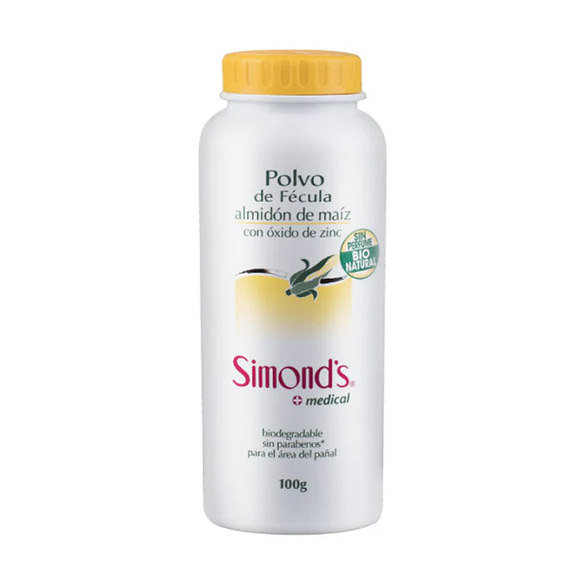 Talco Polvo de fécula Simonds 100gr 1