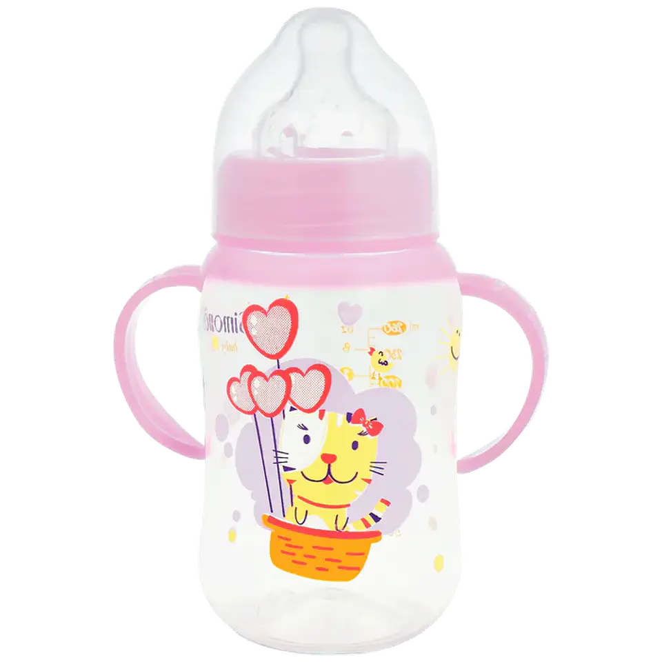Mamadera Simonds Fansy Boca Ancha Gatita 260ml 1