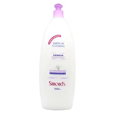 Jabón glicerina Simonds Cremoso 1 Lt