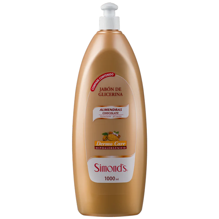 Jabón glicerina Simonds Chocolate Almendra 1 Lt 1