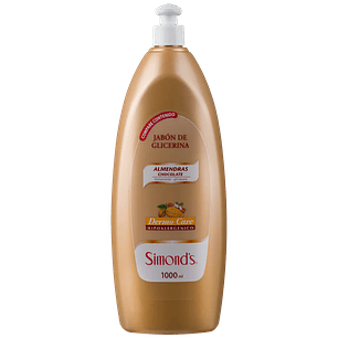 Jabón glicerina Simonds Chocolate Almendra 1 Lt