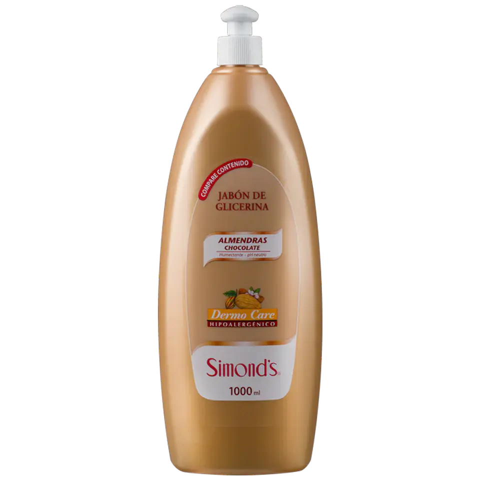 Jabón glicerina Simonds Chocolate Almendra 1 Lt 1