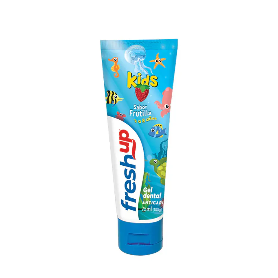 Pasta Dental Niños Fresh Up Full sabor Frutilla 75ml 1