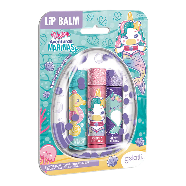 Bálsamo Labial Burbuja x3 Unicornio 1