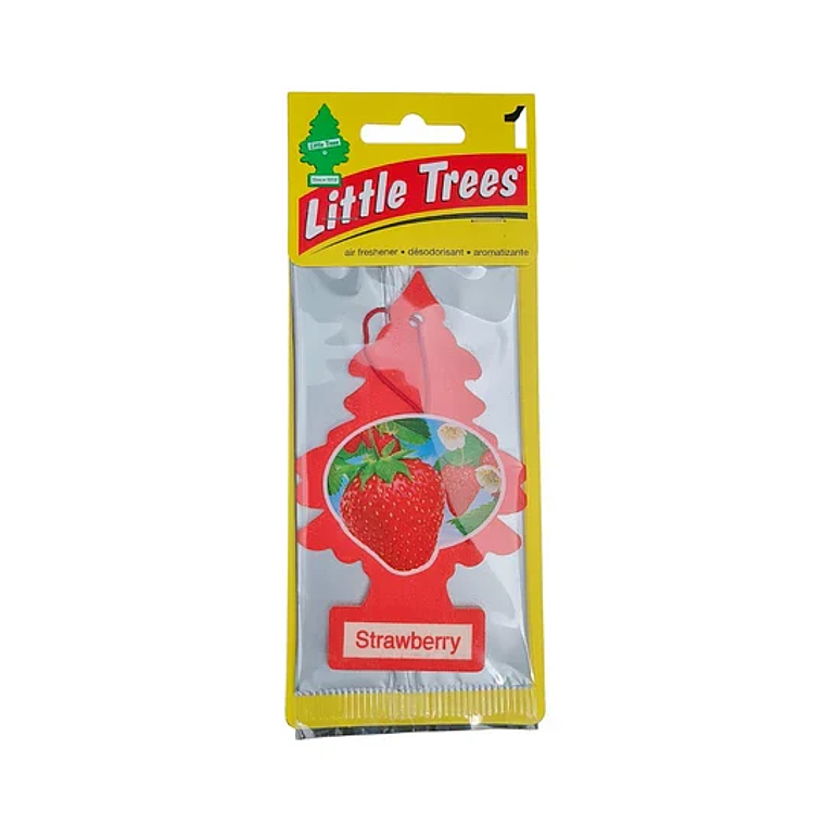Aromatizante automovil Little Trees Strawberry 1