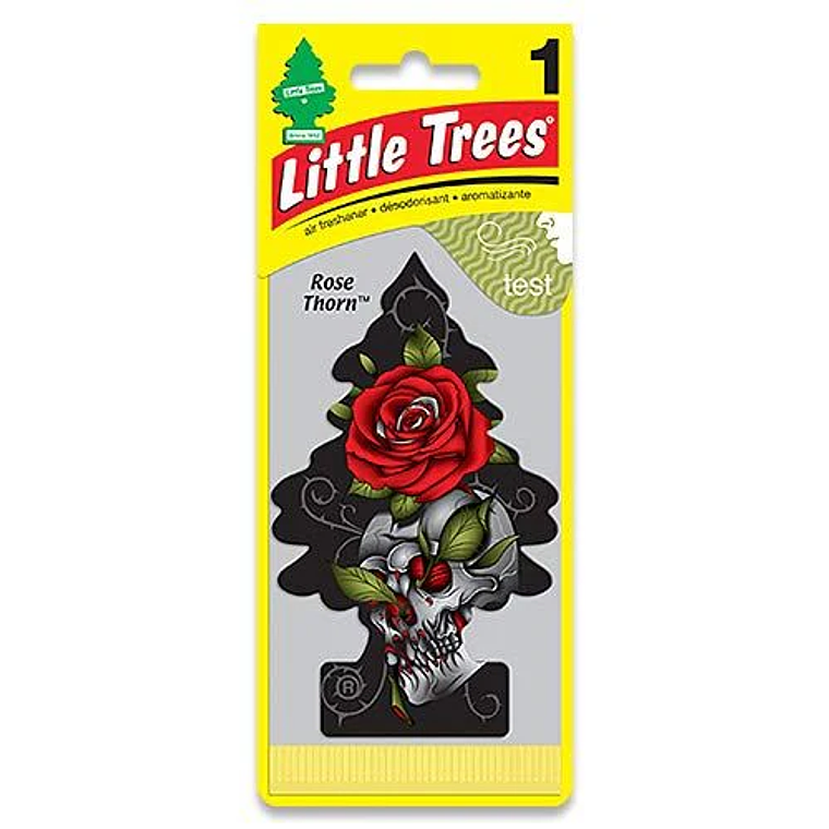 Aromatizante automovil Little Trees Rosé Thorn 1