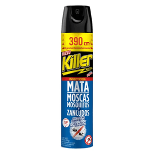 Insecticida Killer Moscas y Zancudos 390 cc