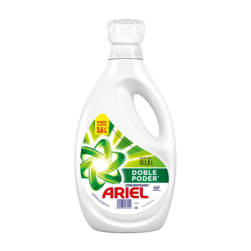 Detergente tradicional Ariel 1.8 Lt 1