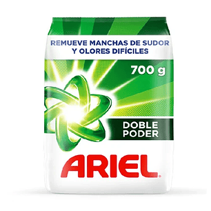 Detergente en polvo Ariel Doble Poder 400gr