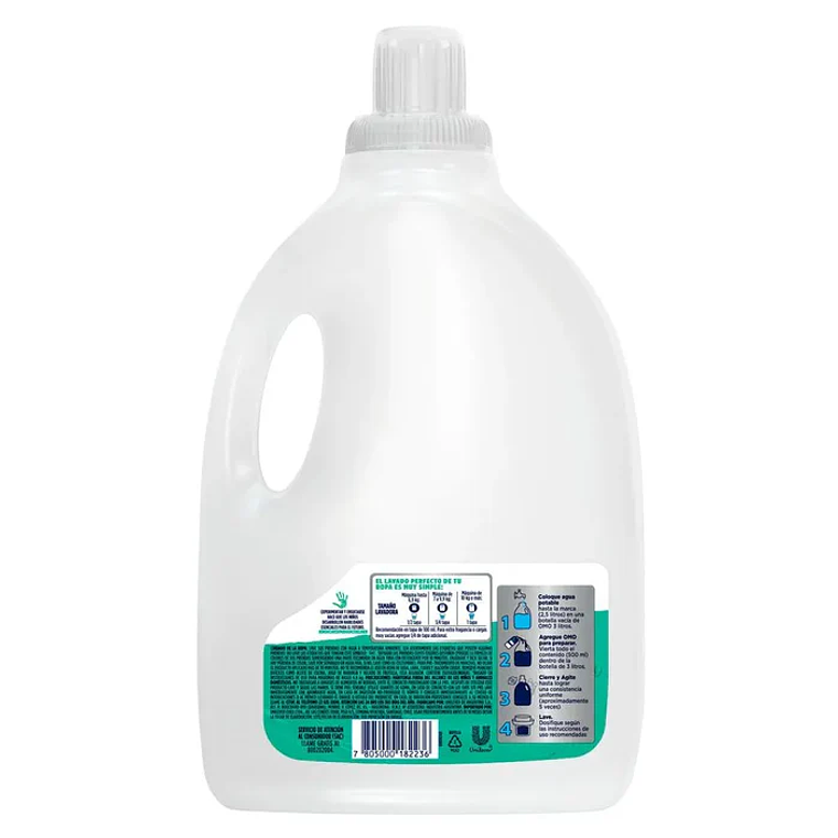Detergente Liquido Omo Aloe Vera Botella 3 litros 2
