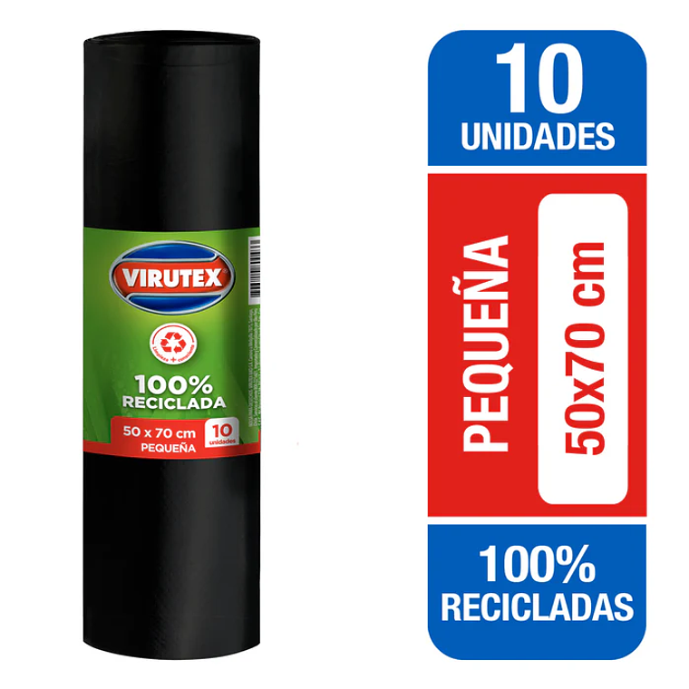 Bolsa de Basura Virutex Bio-rollo 50x70 Clasica 10 unid 1