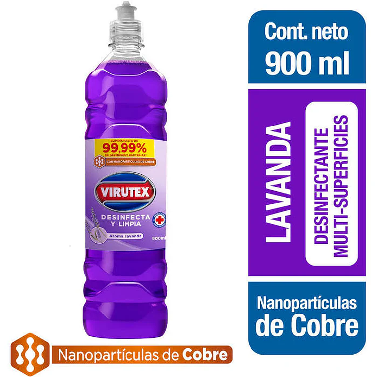 Limpiador Desinfectante Virutex Lavanda 900ml 1