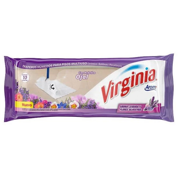 Trapero húmedo Virginia Lavanda 10 unidades 1