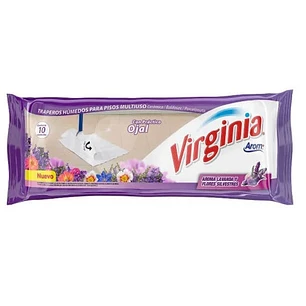 Trapero húmedo Virginia Lavanda 10 unidades