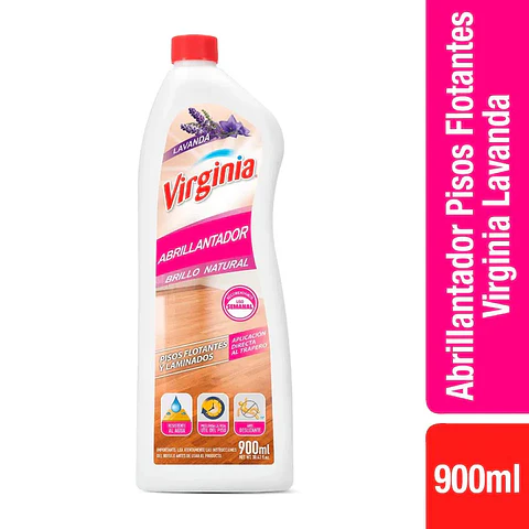 Abrillantador Piso Flotante Virginia Lavanda 900ml