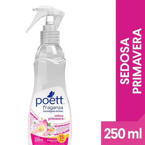 Aromatizante de telas Poett primavera 250ml con gatillo