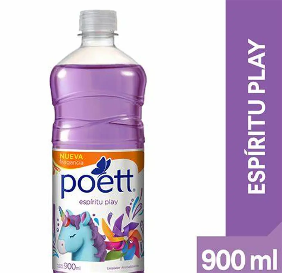 Limpiador de Piso Poett Espiritu Play 900 ml 1