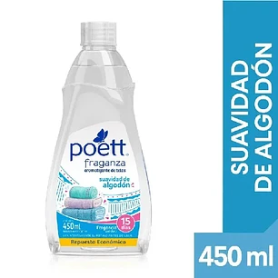 Recarga Aromatizante de telas Poett Algodón 450ml