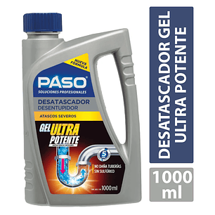Desatascador de Tuberías Paso Gel Express 1000ml