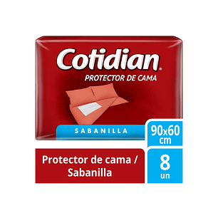 Sabanillas protectoras de cama Cotidian 8unidades