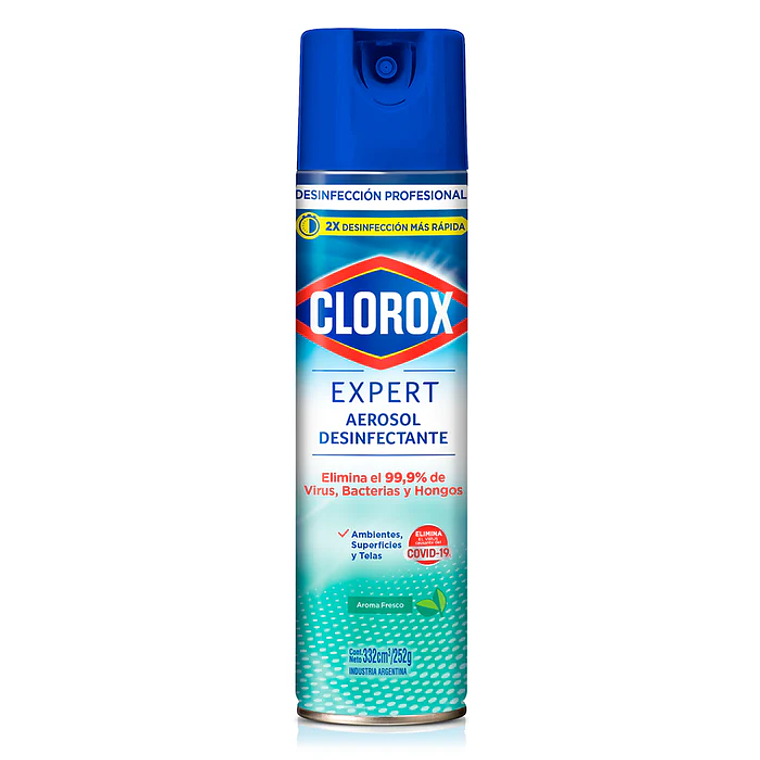Desinfectante Aerosol Clorox Expert Fresco 252g 1