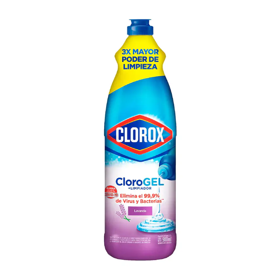 Clorogel Clorox Lavanda 900ml 1