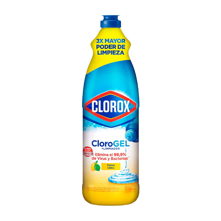 Clorogel Clorox Pureza Citrica 900ml 1