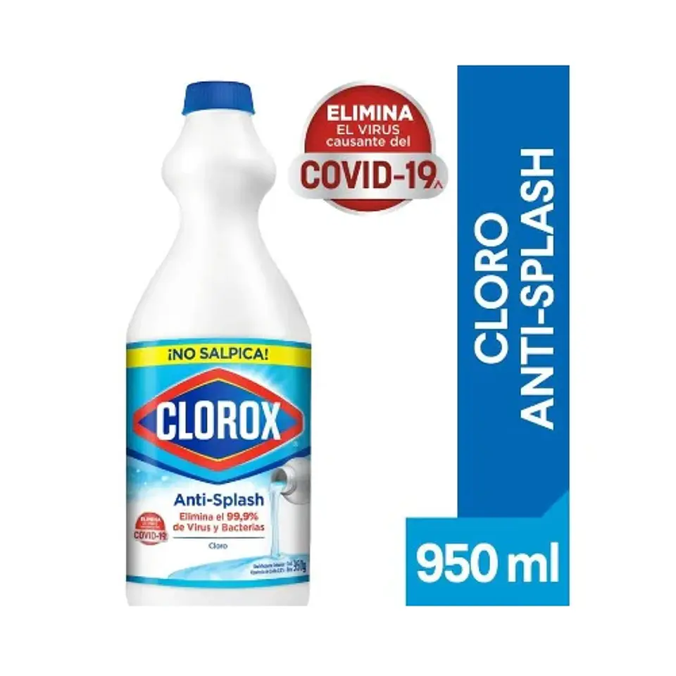 Cloro Clorox Anti Splash 950g 1