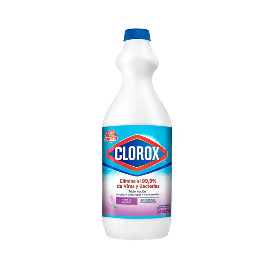 Cloro Liquido Clorox Flores de Lavanda 950gr 1