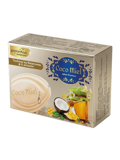 Jabón de Coco Miel Premierhouz - Endulza Relaciones y Ambientes (100g)