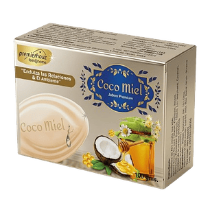 Jabón de Coco Miel Premierhouz - Endulza Relaciones y Ambientes (100g)