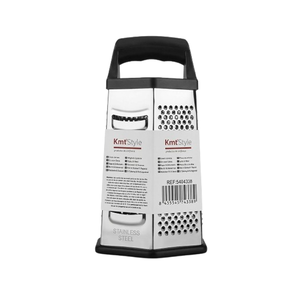 Rallador de Cocina de Acero Inoxidable - 6 Caras Multifuncional (22.5cm) 2