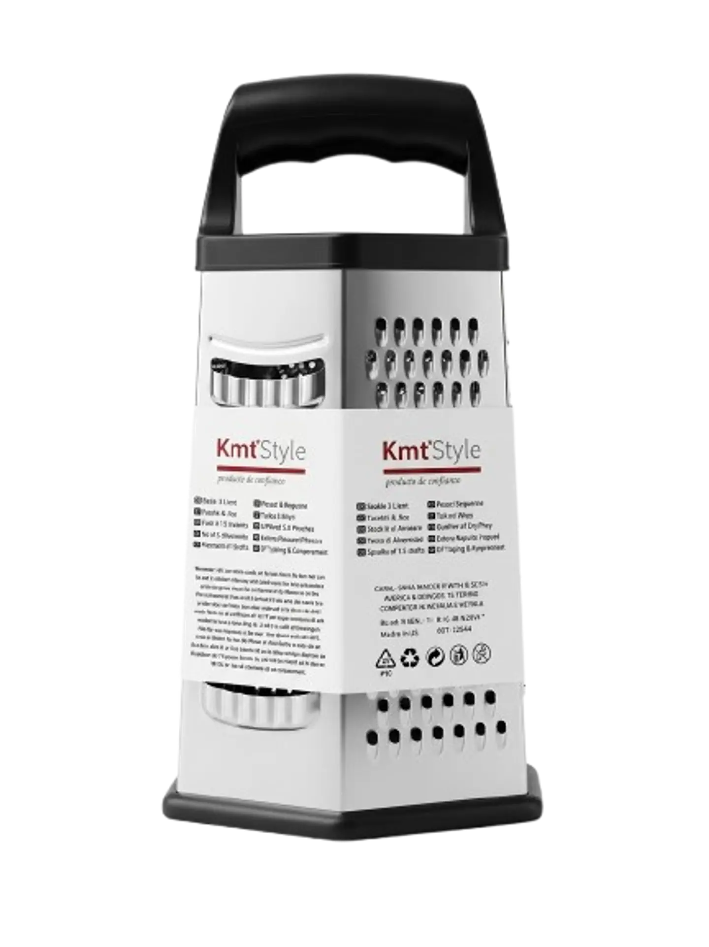 Rallador de Cocina de Acero Inoxidable - 6 Caras Multifuncional (22.5cm) 3