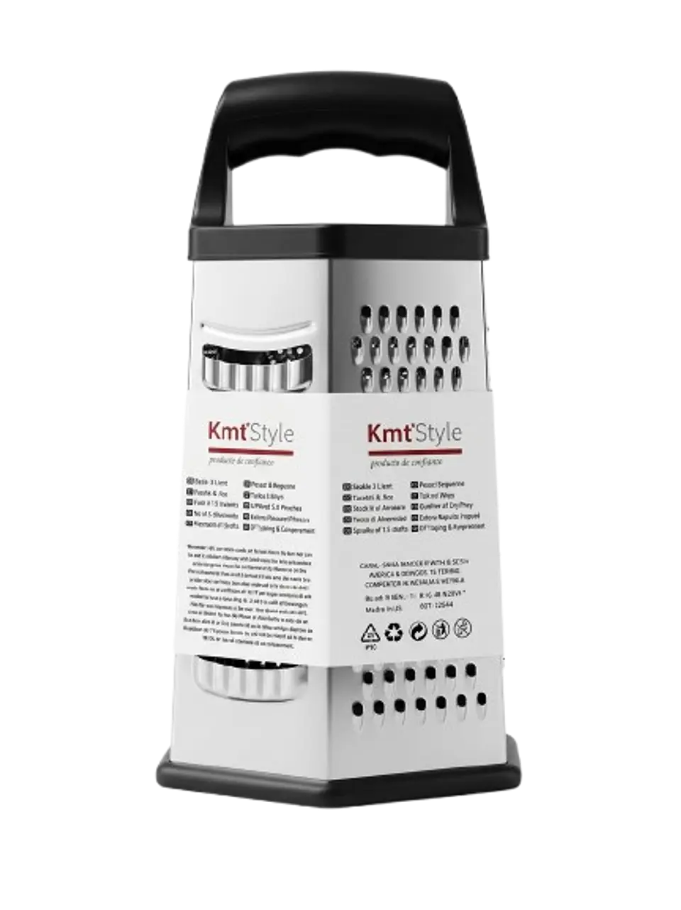 Rallador de Cocina de Acero Inoxidable - 6 Caras Multifuncional (22.5cm) 3