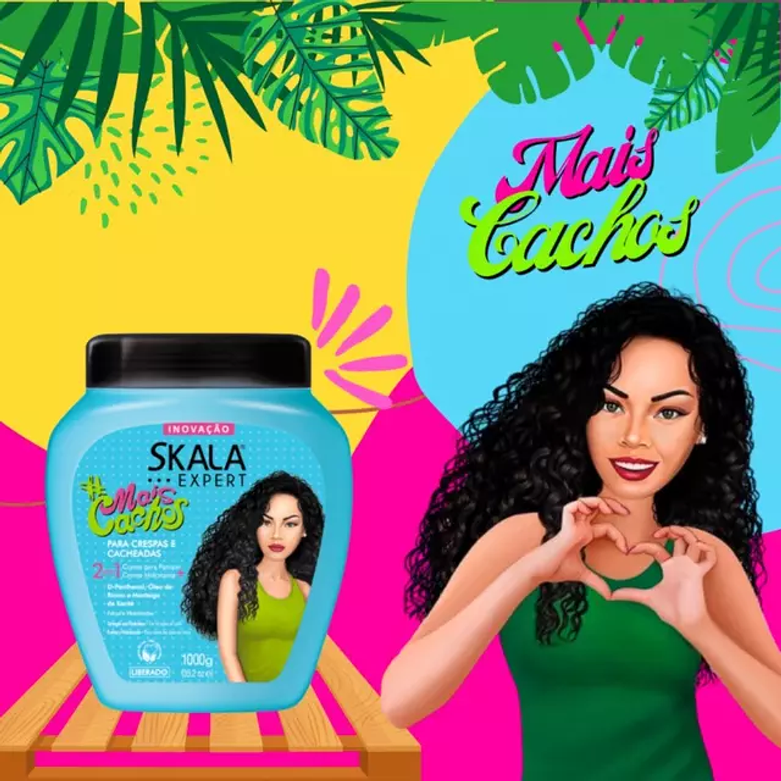 MASCARA MAIS CACHOS EXPERT SKALA 1KG 2