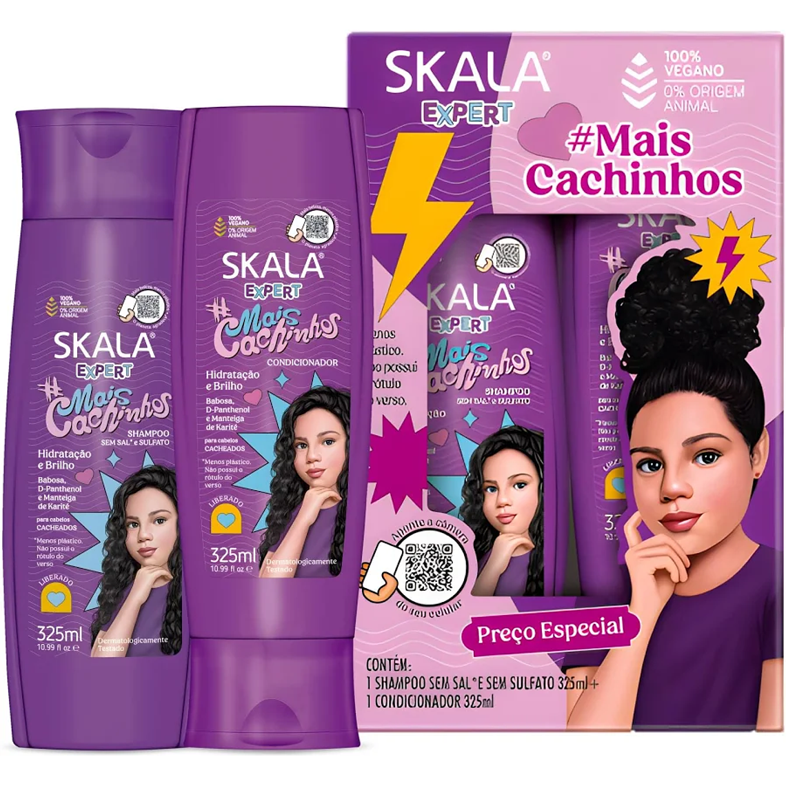Skala - Expert - Kit Champú y Acondicionador Mais Cachinhos 2
