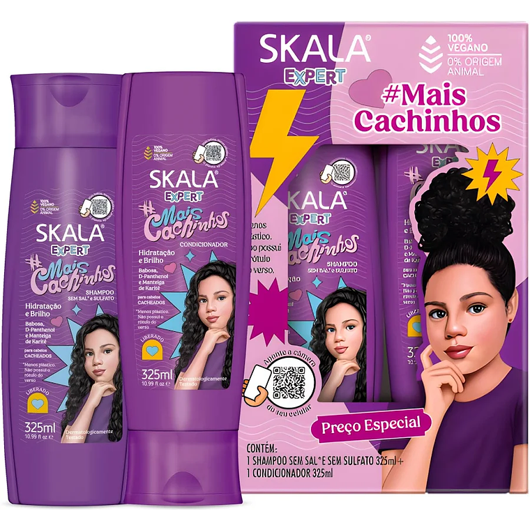 Skala - Expert - Kit Champú y Acondicionador Mais Cachinhos 2