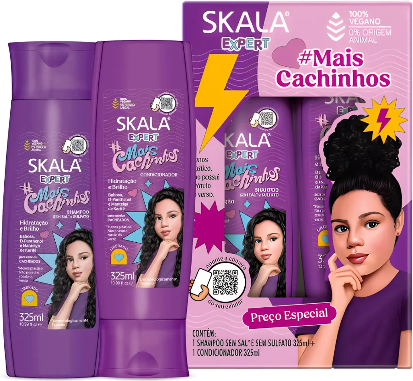Skala - Expert - Kit Champú y Acondicionador Mais Cachinhos 2