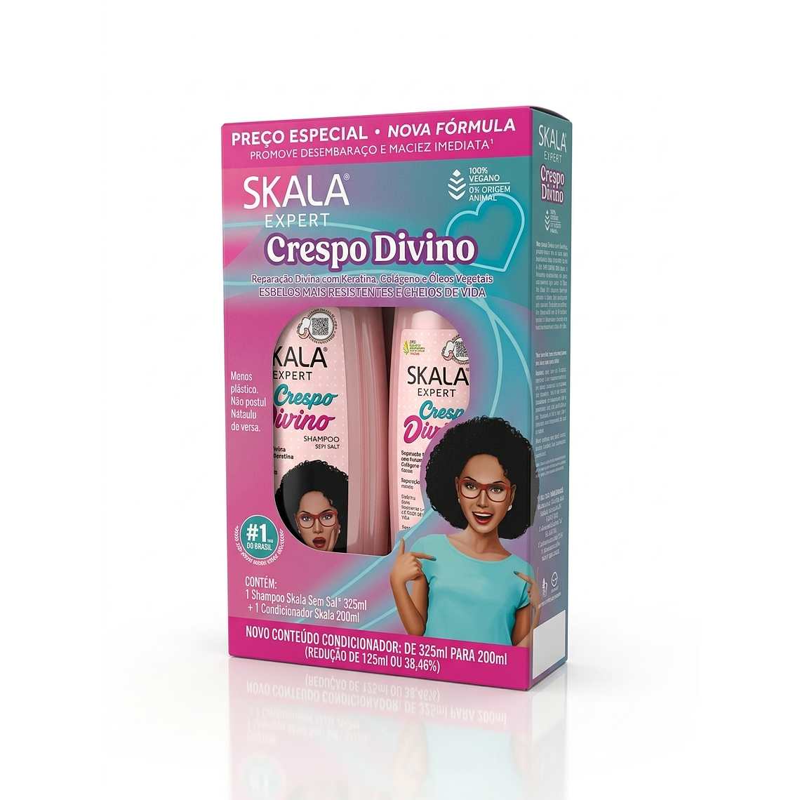 Skala - Expert - Kit Champú y Acondicionador Crespo Divino 1