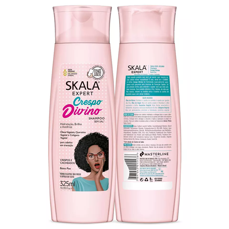 Skala - Expert - Kit Champú y Acondicionador Crespo Divino 3