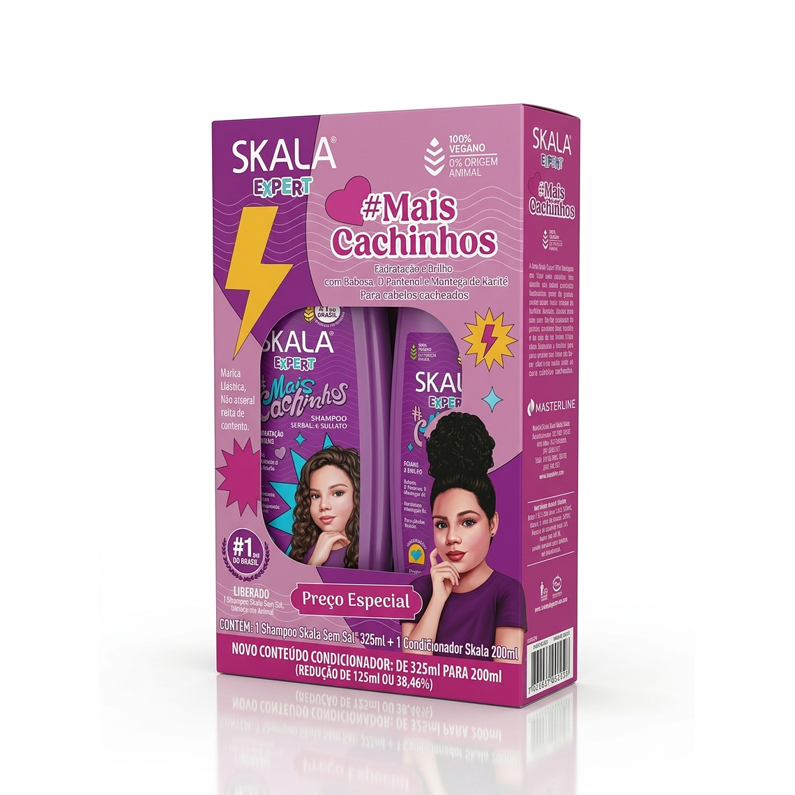 Skala - Expert - Kit Champú y Acondicionador Mais Cachinhos 1